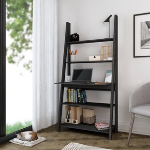 Ladder deals desk bookshelf